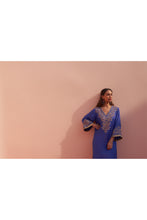 Load image into Gallery viewer, Blue Silk Choga Set