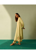 Load image into Gallery viewer, Green Tissue Choga Set