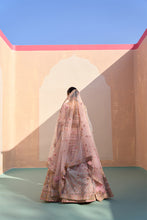 Load image into Gallery viewer, Blush Pink Double Dupatta Lehenga Set