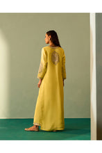 Load image into Gallery viewer, Yellow Silk Kurta Set