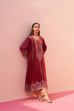 Load image into Gallery viewer, MAROON VELVET Choga SET