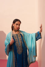 Load image into Gallery viewer, BLUE VELVET Choga Set