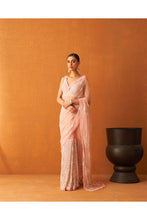 Load image into Gallery viewer, Blush Pink Net Saree