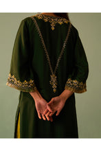 Load image into Gallery viewer, GREEN SILK Choga Set