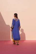 Load image into Gallery viewer, Blue Silk Choga Set