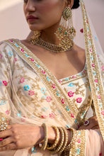 Load image into Gallery viewer, Ivory Double Dupatta Lehenga Set