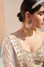 Load image into Gallery viewer, Ivory Double Dupatta Lehenga Set