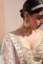 Load image into Gallery viewer, Ivory Double Dupatta Lehenga Set