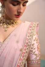 Load image into Gallery viewer, Blush Pink Double Dupatta Lehenga Set