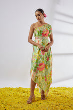 Load image into Gallery viewer, Eli one-shoulder dress with belt