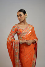Load image into Gallery viewer, Golconda Fez saree set