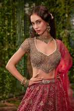 Load image into Gallery viewer, Virasat — The Heritage Bloom Lehenga