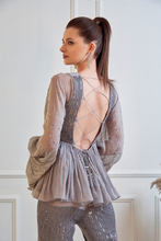 Load image into Gallery viewer, PEPLUM TOP WITH GARARA