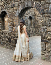 Load image into Gallery viewer, Ivory Sharmily Lehenga Set