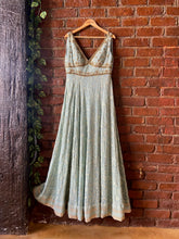 Load image into Gallery viewer, Dusty Blue Lucknowi Gown