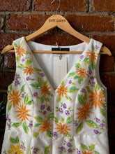 Load image into Gallery viewer, Ivory raw silk Handpainted jumpsuit