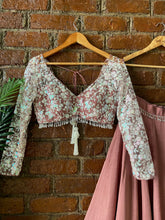 Load image into Gallery viewer, Rose Taupe Lehenga set