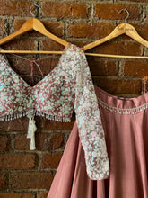Load image into Gallery viewer, Rose Taupe Lehenga set
