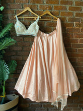 Load image into Gallery viewer, Peach sequin work Lehenga set