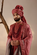Load image into Gallery viewer, Red Ochre Sherwani Set
