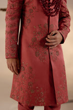 Load image into Gallery viewer, Red Ochre Sherwani Set