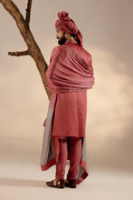 Load image into Gallery viewer, Red Ochre Sherwani Set