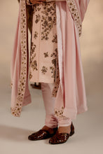 Load image into Gallery viewer, Shell-pink sherwani set