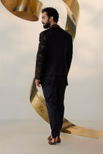 Load image into Gallery viewer, Black & Gold Short Jacket