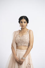 Load image into Gallery viewer, BLUSH PINK LEHENGA CHOLI SET