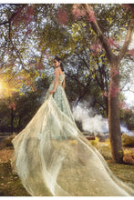 Load image into Gallery viewer, JADE GREEN LEHENGA