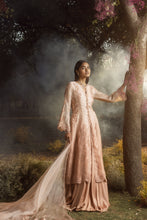 Load image into Gallery viewer, TEA ROSE JACKET WITH SKIRT AND DUPATTA