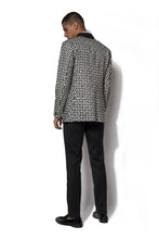 Load image into Gallery viewer, Black & White Embroidered Tuxedo