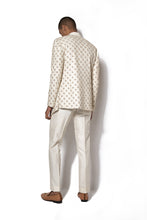 Load image into Gallery viewer, Ivory Embroidered Layered Bandhgala