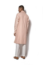Load image into Gallery viewer, Pink Front Open Embroidered Kurta Set