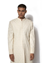 Load image into Gallery viewer, Ivory Hand Embroidered Sherwani Set