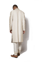 Load image into Gallery viewer, Ivory Hand Embroidered Sherwani Set