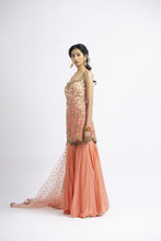 Load image into Gallery viewer, CORAL OMBRÉ DYED GARARA SET