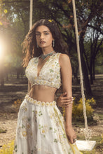 Load image into Gallery viewer, OFF WHITE 3D LEHENGA SET