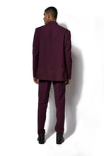 Load image into Gallery viewer, Navy Embroidered Layered Bandhgala