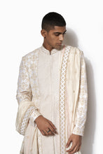 Load image into Gallery viewer, Ivory Hand Embroidered Sherwani Set