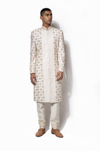Load image into Gallery viewer, Ivory Hand Embroidered Sherwani Set
