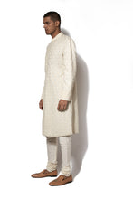 Load image into Gallery viewer, Ivory Hand Embroidered Sherwani Set