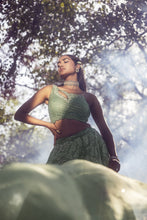 Load image into Gallery viewer, JADE GREEN LEHENGA