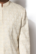 Load image into Gallery viewer, Ivory Hand Embroidered Sherwani Set