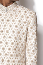 Load image into Gallery viewer, Ivory Hand Embroidered Sherwani Set