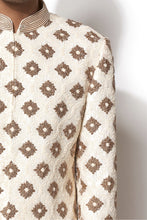 Load image into Gallery viewer, Ivory Hand Embroidered Sherwani Set