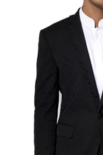 Load image into Gallery viewer, Black Embroidered Tuxedo