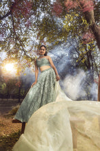 Load image into Gallery viewer, JADE GREEN LEHENGA