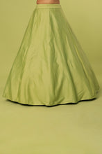 Load image into Gallery viewer, Firoza raw silk heavily embroidered jacket lehenga