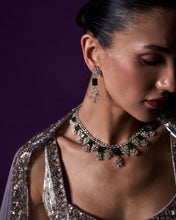 Load image into Gallery viewer, Grey Organza Lehenga Set